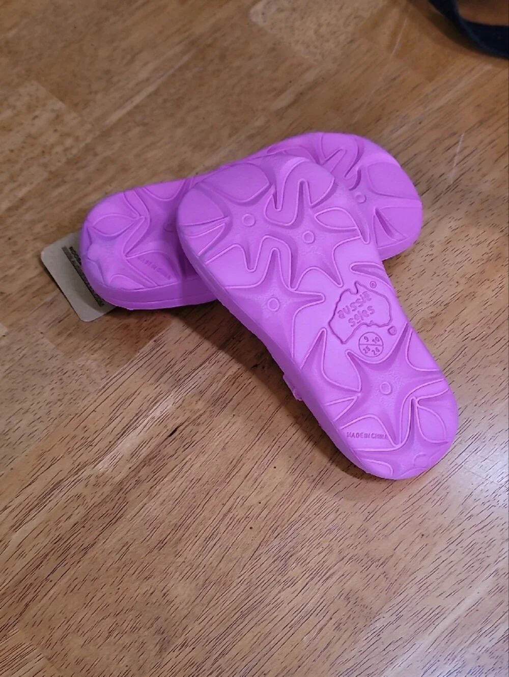 Toddler Bright Pink Foam Flip-Flop Sandals with Elastic Back Strap